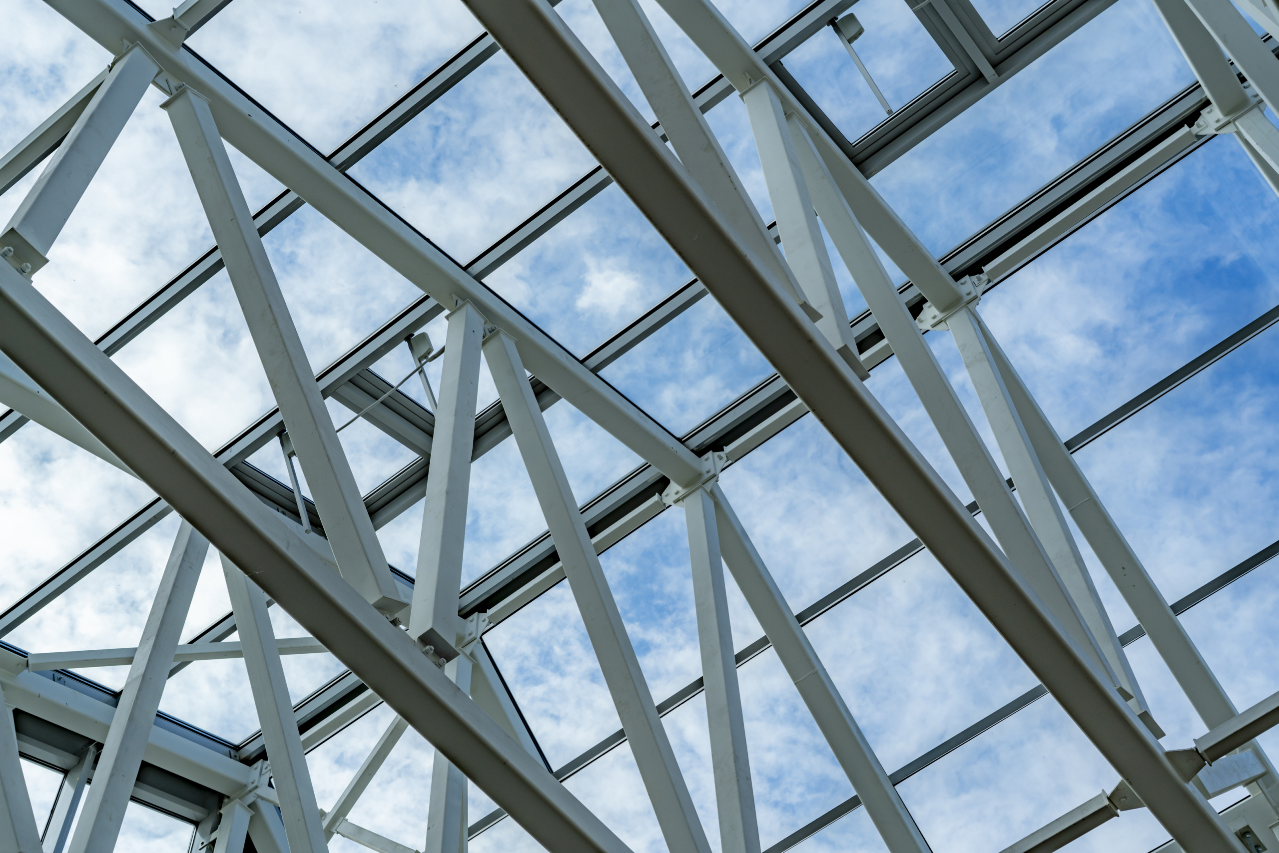 Steel construction frame