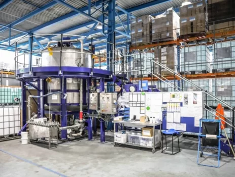 Contract manufacturing mixing tank in ReAgent's factory