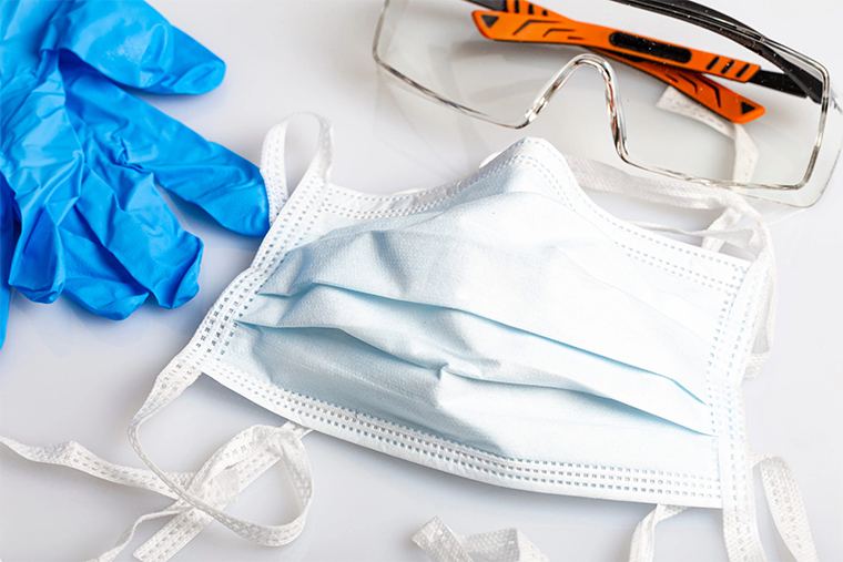 Wearing PPE is an important safety standard
