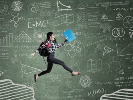 Graphic of a chalk board
