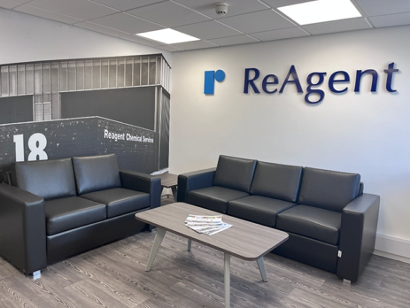 ReAgent's break out room with ReAgent logo