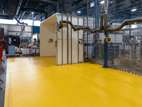 Flammable handling area at ReAgent