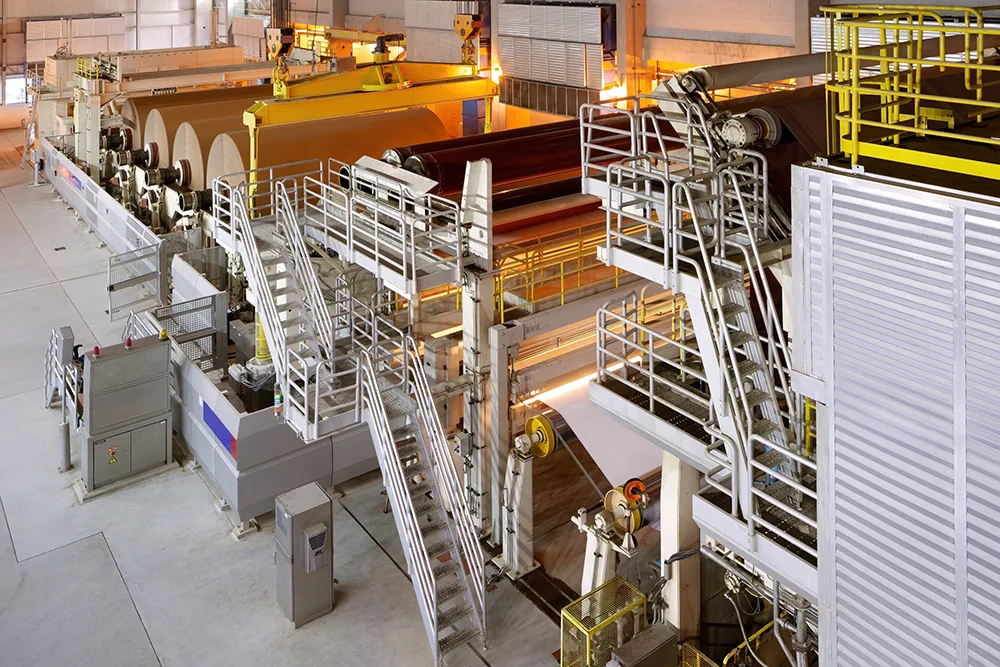 Paper manufacturing plant