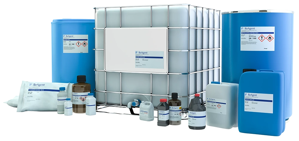 A select range of pack sizes available at ReAgent Chemicals