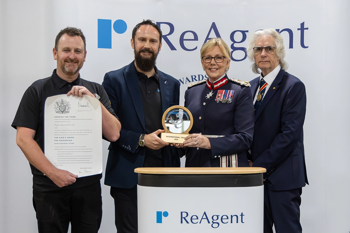 ReAgent presented with the King's Award