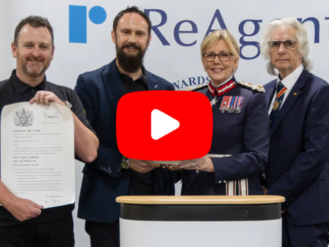 ReAgent presented with the King's Award