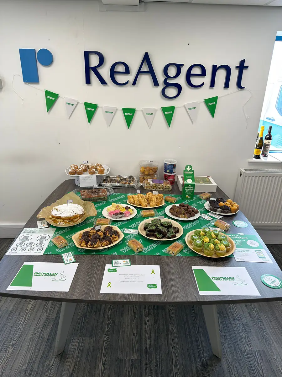 ReAgent coffee morning for MacMillan
