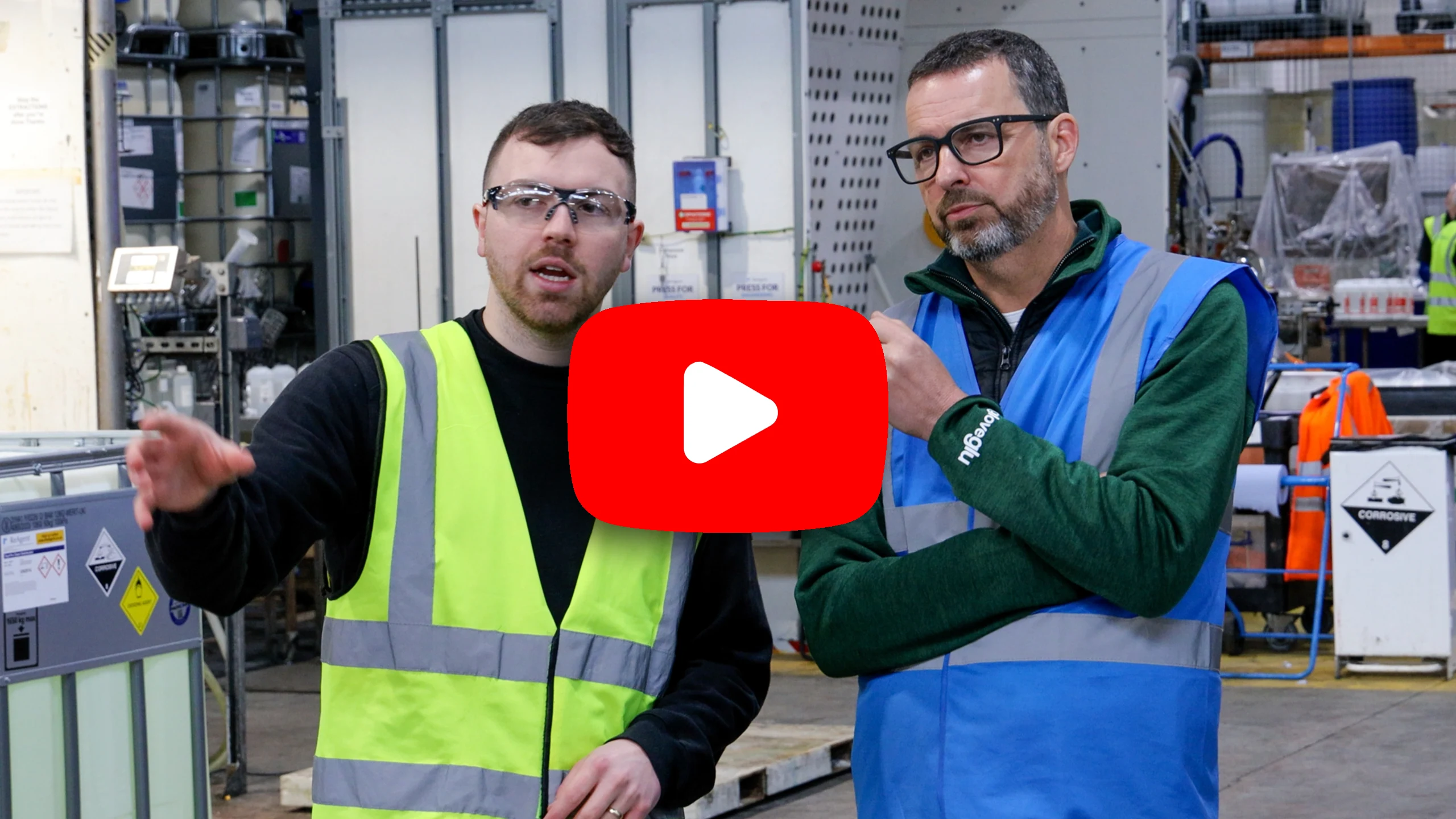 gloveglu and ReAgent discussing chemical manufacturing
