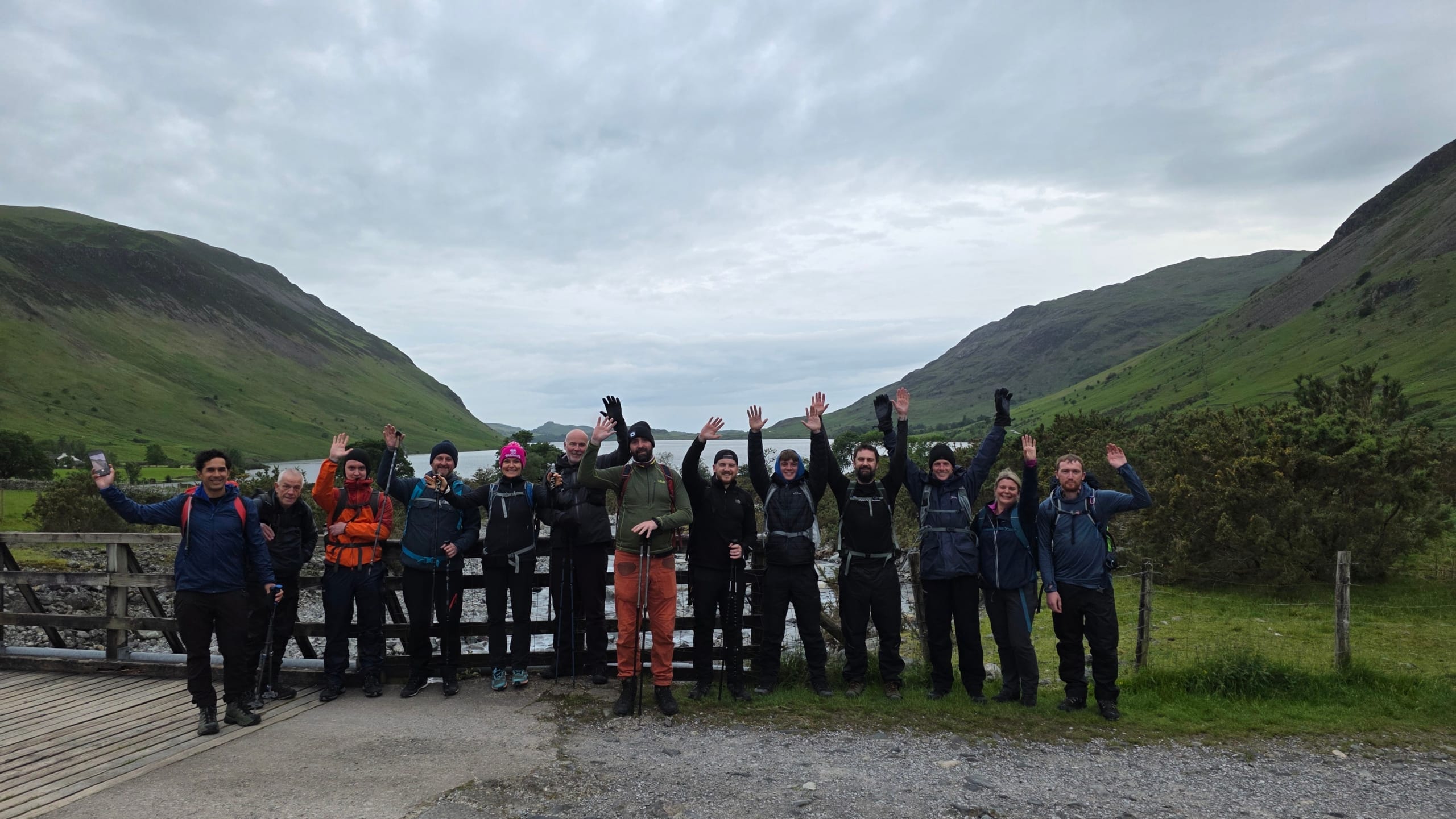 The ReAgent Foundation team at the base of Scafell Pike