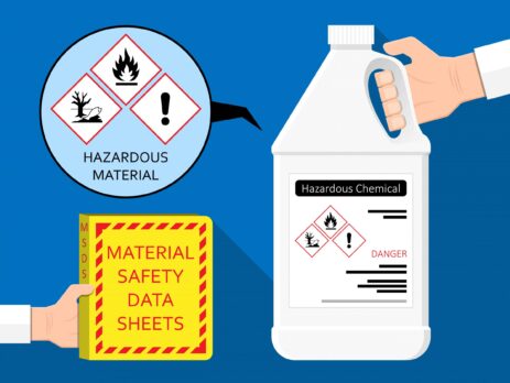 Material safety data sheet graphic