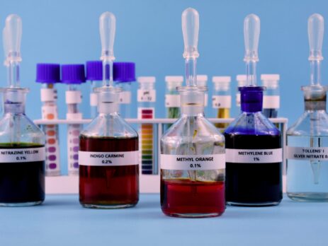 Bottles and test tubes of chemicals of different colours being used in a colour change test.||An illustration of Braun and Clarkes thematic analysis approach for developing themes||Chemistry of thin layer chromatography with plate